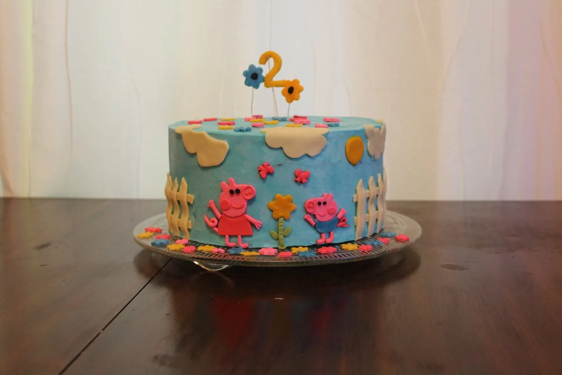 Peppa Pig birthday cake